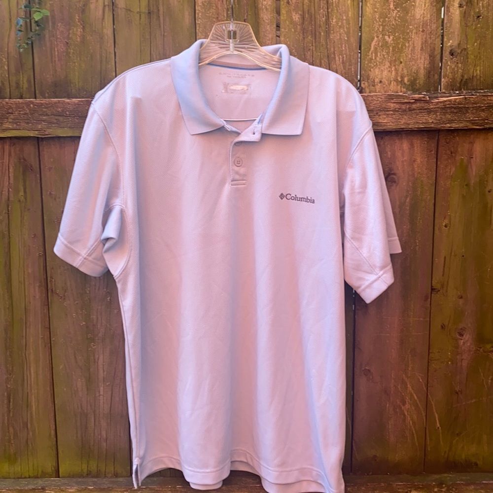 Columbia blue polo shirt sz. L